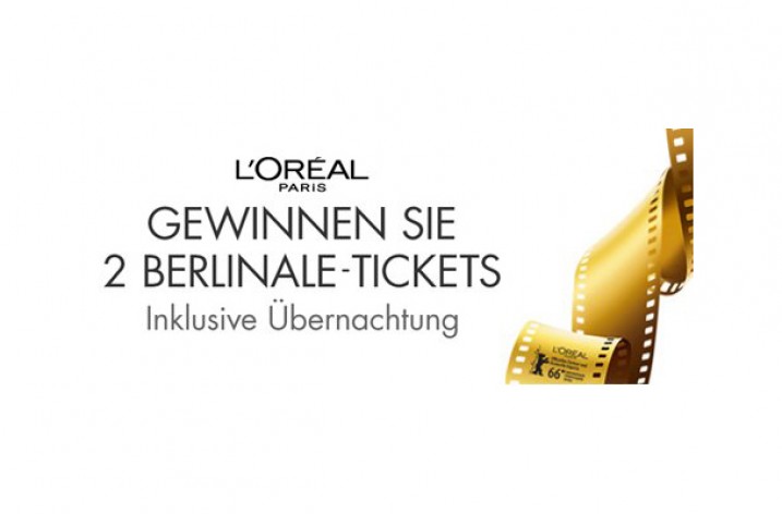 2 Tickets von L’Oréal Paris für die Berlinale mit Übernachtung im Waldorf Astoria gewinnen